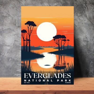 Everglades National Park Poster, Travel Art, Office Poster, Home Decor | S3 - image3